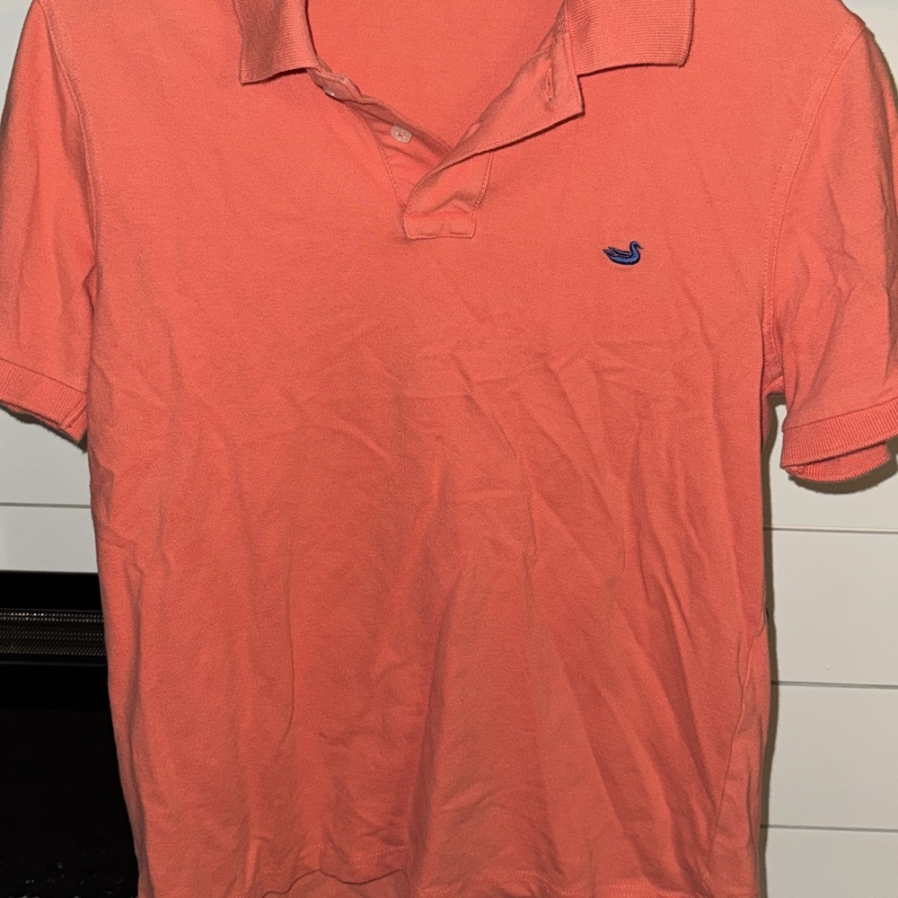 Men's southern marsh  Orange Polo Shirt